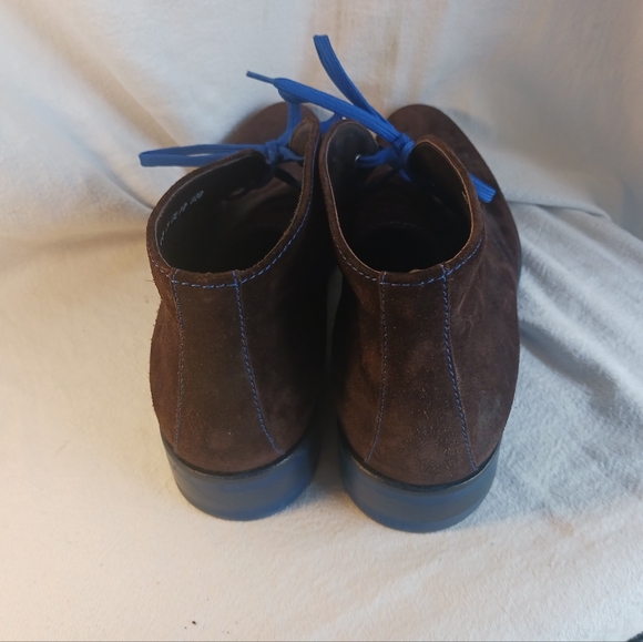 Donald J Pliner Ankle Boots Mens 11 Brown Leather  Casual Shoes Blue Bottom RARE